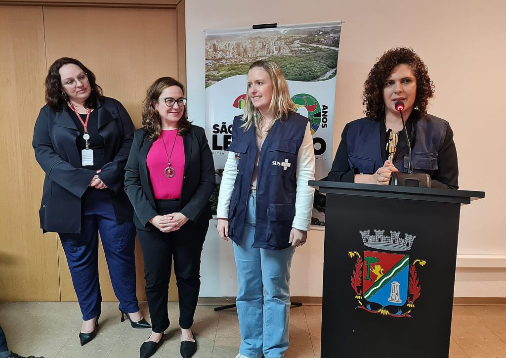 Paula Silva reassume a Secretaria da Saúde de São Leopoldo Paula secretária de Saúde São Leopoldo