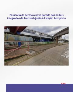 Trensurb muda ponto do ônibus integração na Estação Aeroporto 1 Estacao Aeroporto Trensurb