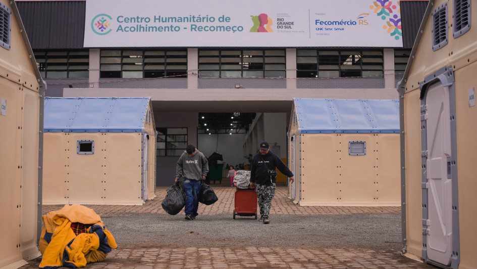 32 casas inundadas em Canoas estão condenadas abrigo nas enchentes 2024 - Foto Joel Vargas-Ascom GVG