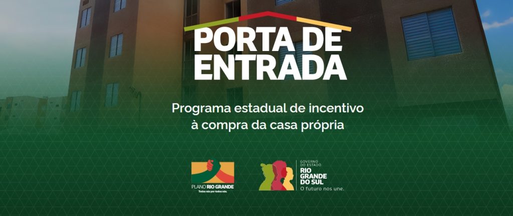 Governo lança site de novo programa habitacional Programa Porta de Entrada - habitação Rioi Grande do Sul