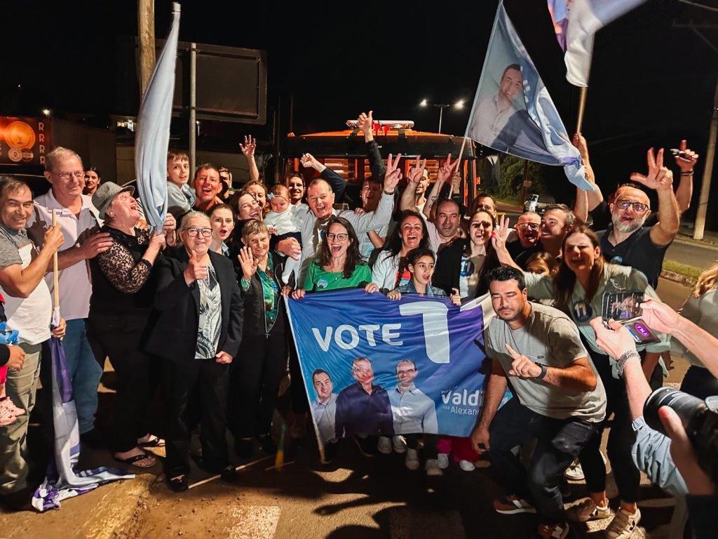 prefeito de Ivoti Valdir José Ludwig - festa da vitória 2024