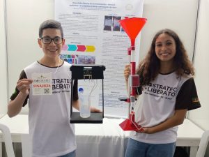 Alunos-cientistas se destacam em feiras nacionais 1 WaterSafe Sistema de Alerta de Enchentes em Áreas de Risco - projeto alunos Sapiranga