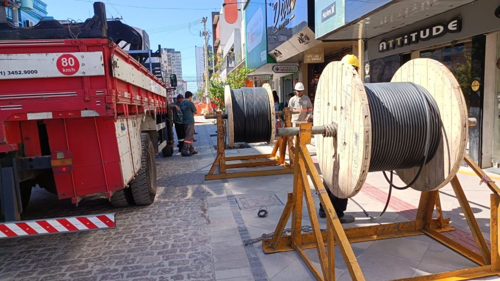 Instalação da rede elétrica subterrânea avança na Independência WhatsApp Image 2024 11 14 at 15.55.48