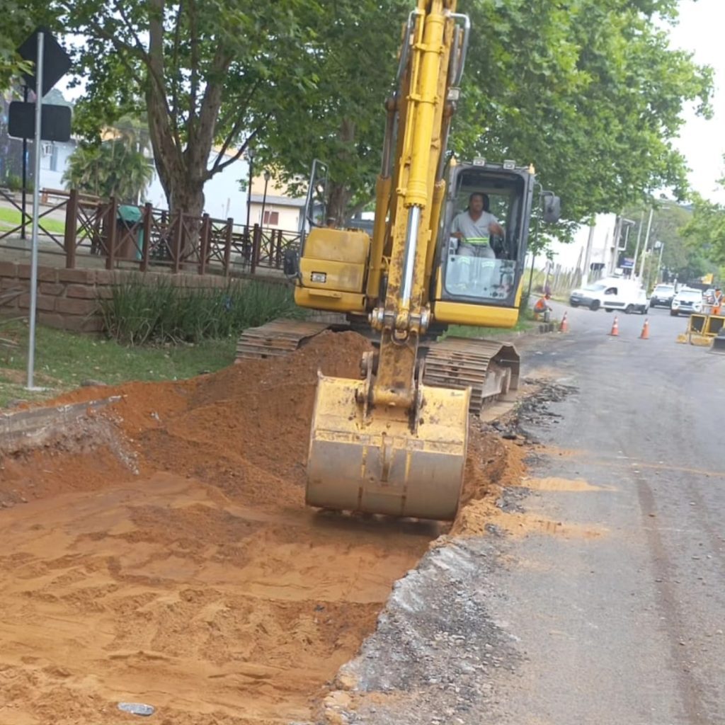 obra avenida Presidente Vargas - Estância velha