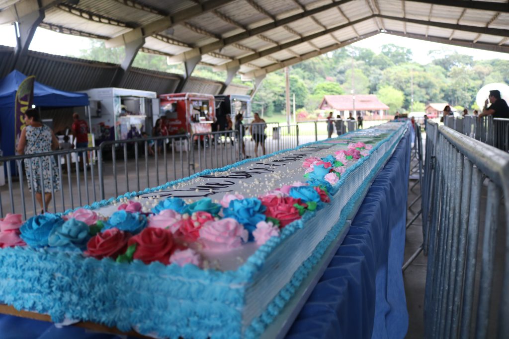 Tradicional bolo de aniversario e confirmado FotoPMS. arquivo