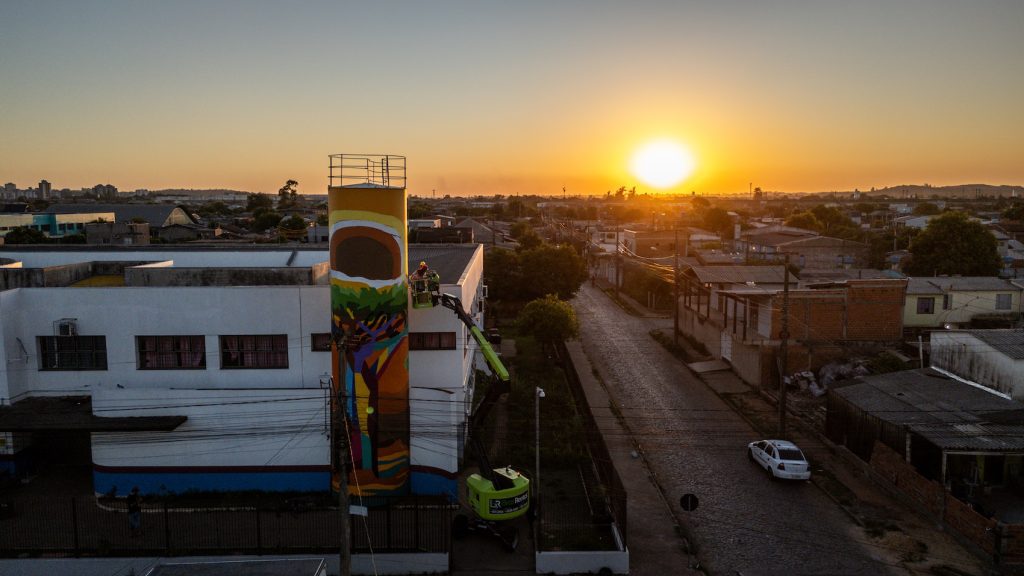 Projeto Viva Perifa leva grafite e arte as escolas afetadas pelas enchentes no Rio Grande do Sul 2