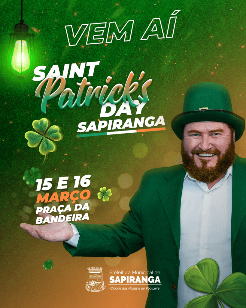Sapiranga terá festival de Saint Patrick’s Day com música e cerveja artesanal imagem 2025 03 11 140854223