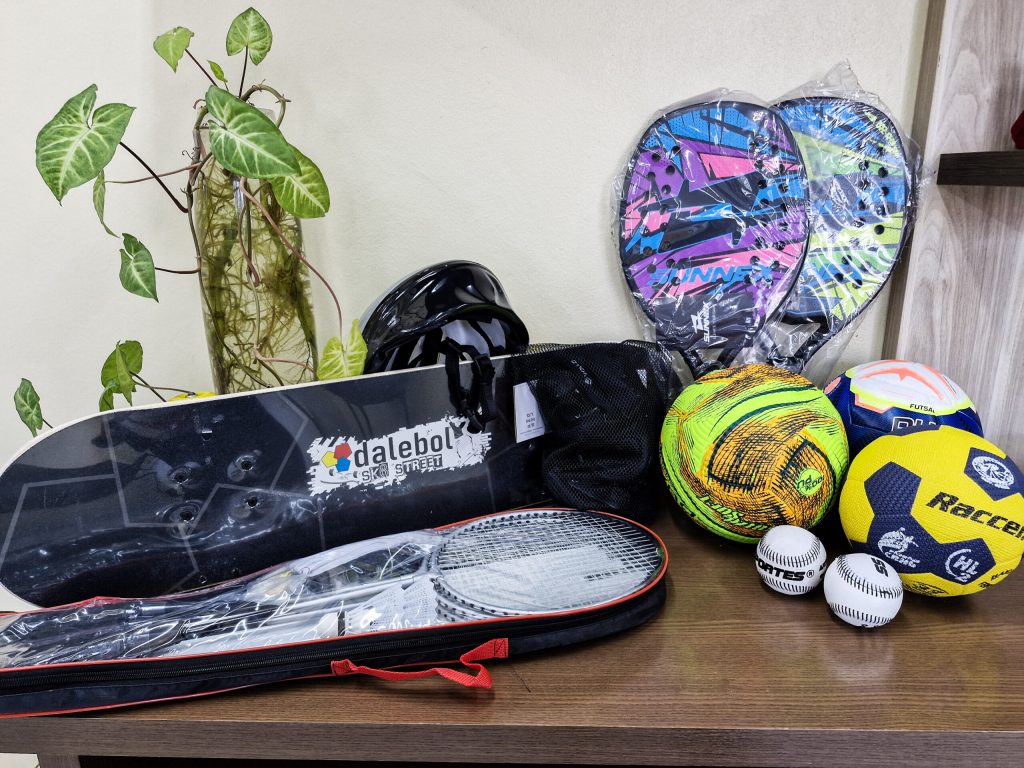 Sapiranga recebe novos kits de materias esportivos 1