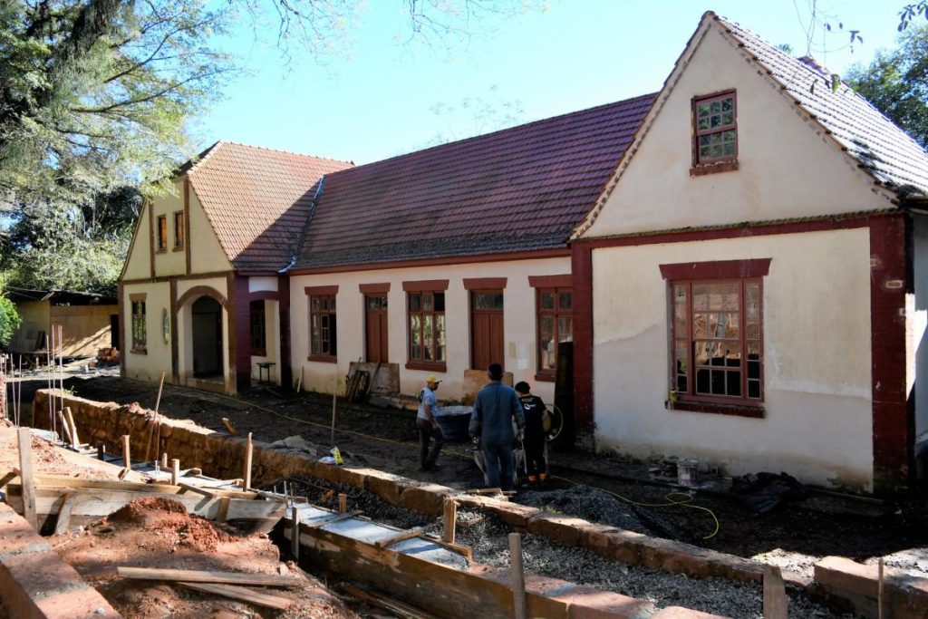 Restauração da Casa da Lomba já chega a 60% de execução.