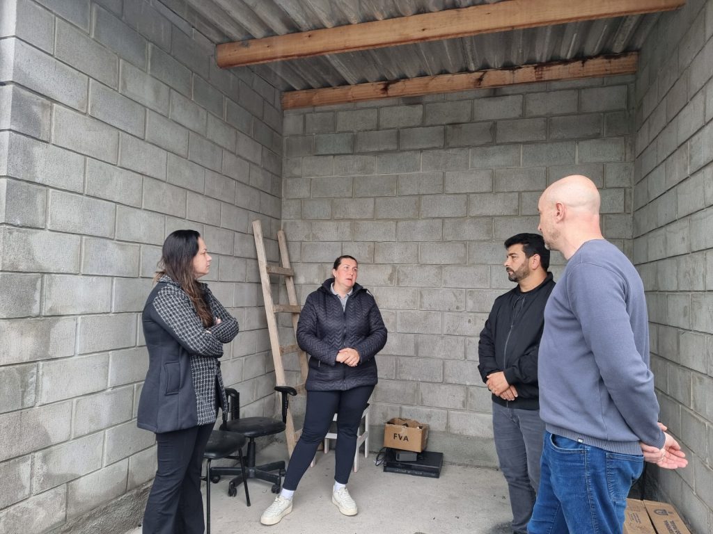 Ecoponto de Sapiranga recebe comitiva de Araricá