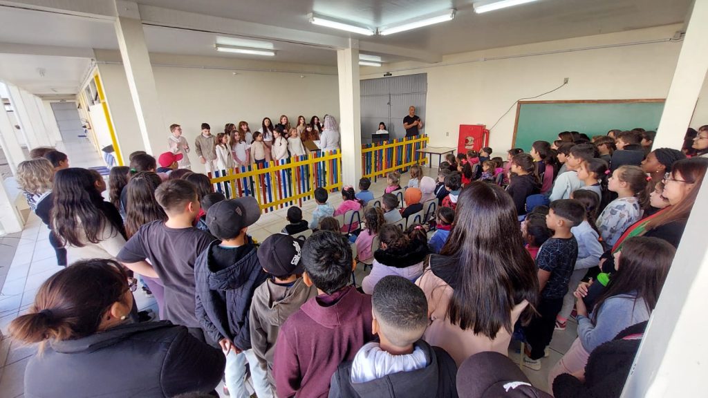 Canto Coral nas Escolas leva música e muita cultura a bairros periféricos de São Leopoldo.