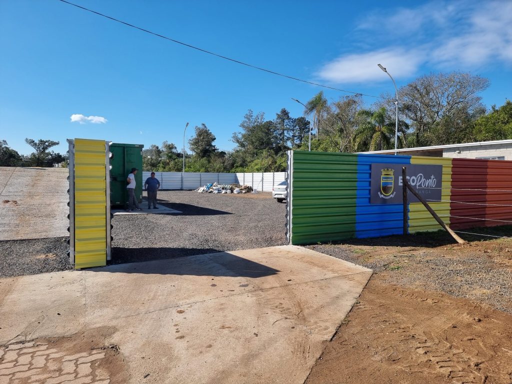 Sapiranga cria novo local para descarte de resíduos de jardinagem.