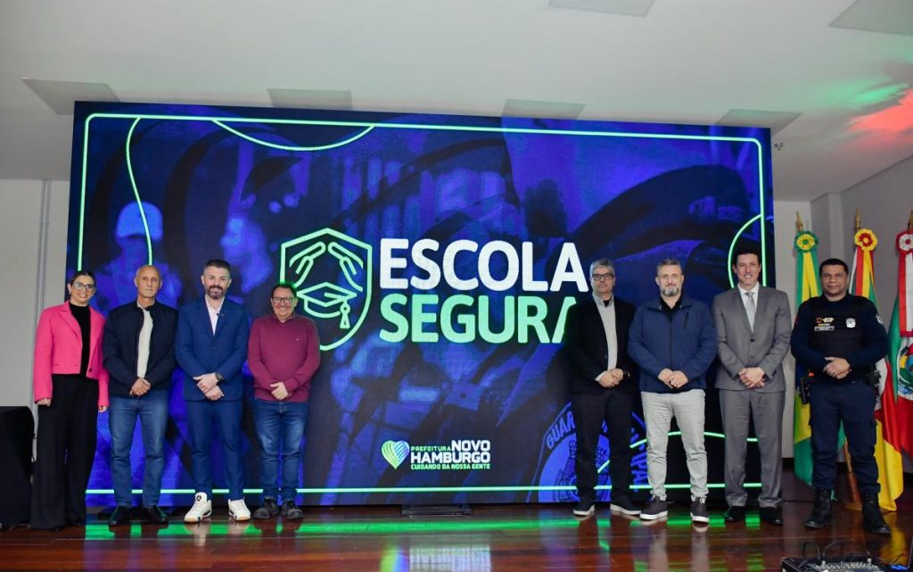 Programa Escola Segura foi anunciado nessa quinta-feira na sede da prefeitura de Novo Hamburgo.