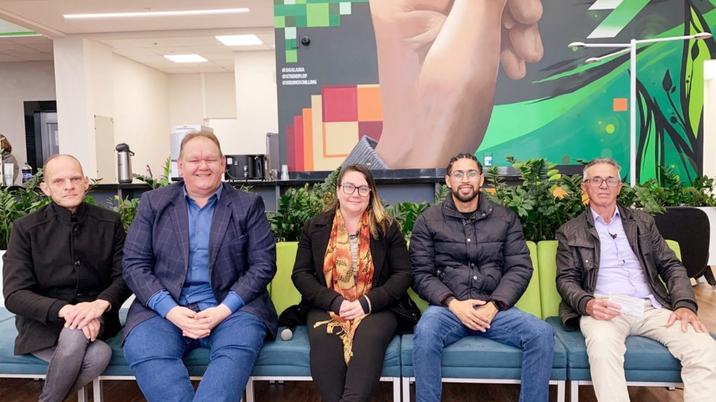 Lideranças comunitárias constroem presente e futuro na Feitoria. Foto: Mauríciu Hans/Vale TV