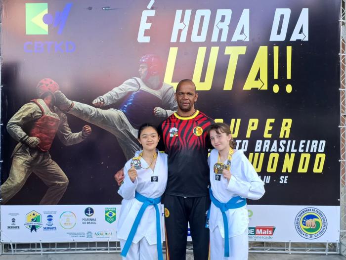 Atletas de Estância Velha conquistam duas medalhas no Campeonato Brasileiro de Taekwondo Medalhistas de Estancia Velha