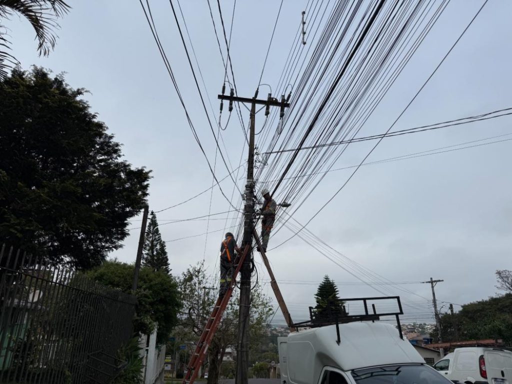Operação Poste Limpo segue sendo realizada pela Defesa Civil de Estância Velha.