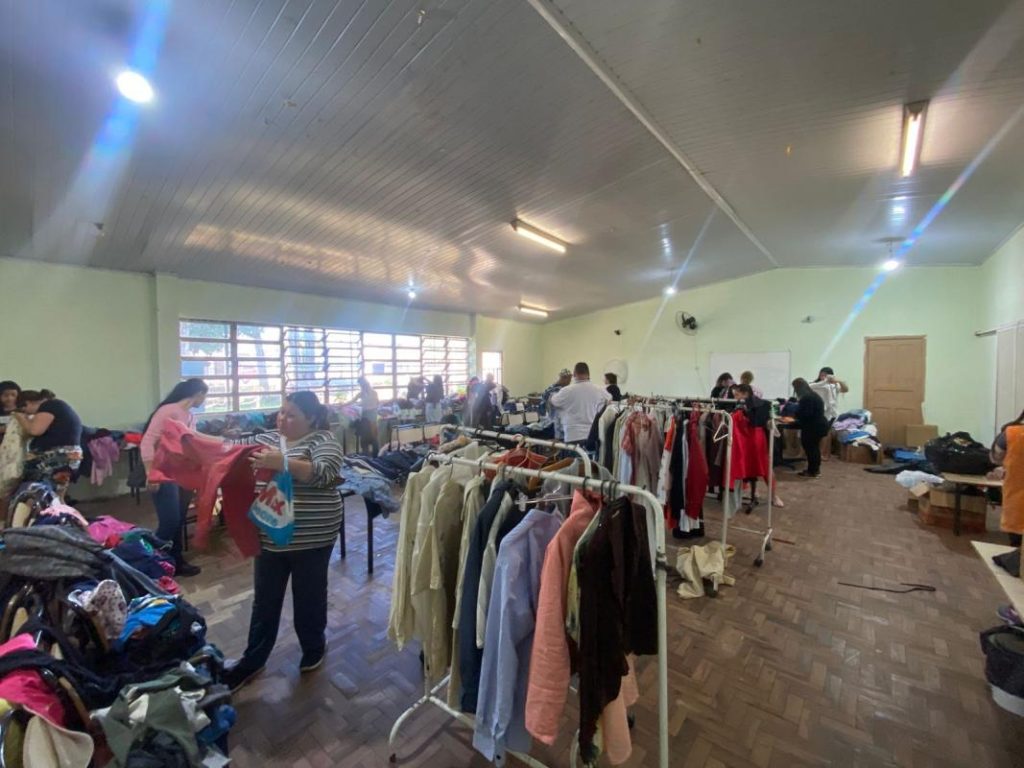 Praça da Juventude em Novo Hamurgo recebe primeira Ação Integrada Rede Santo Afonso.