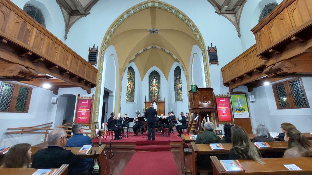 Recital Canto e Piano movimenta cultura no centro de São Leopoldo em Igreja de Cristo. Foto: Elizabeth Renz