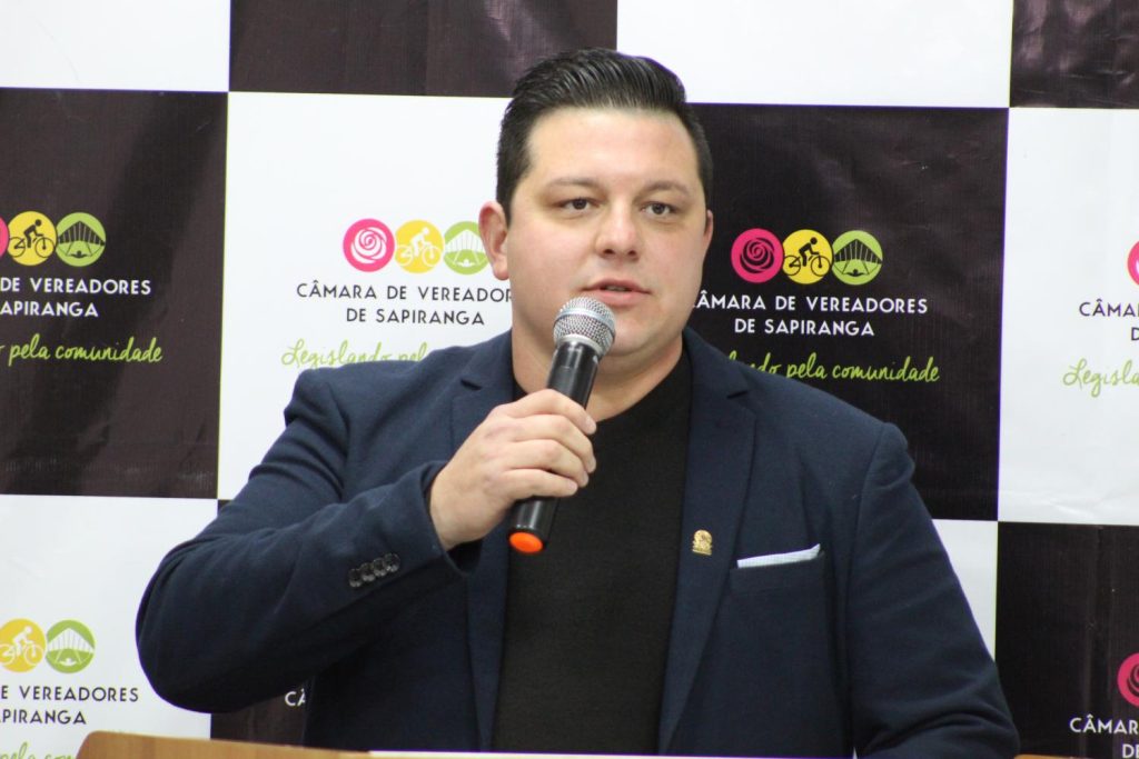 Tiago Moraes dos Santos foi afastado por 90 dias do seu mandato como vereador de Sapiranga. Foto Divulgação Câmara de Vereadores de Sapiranga