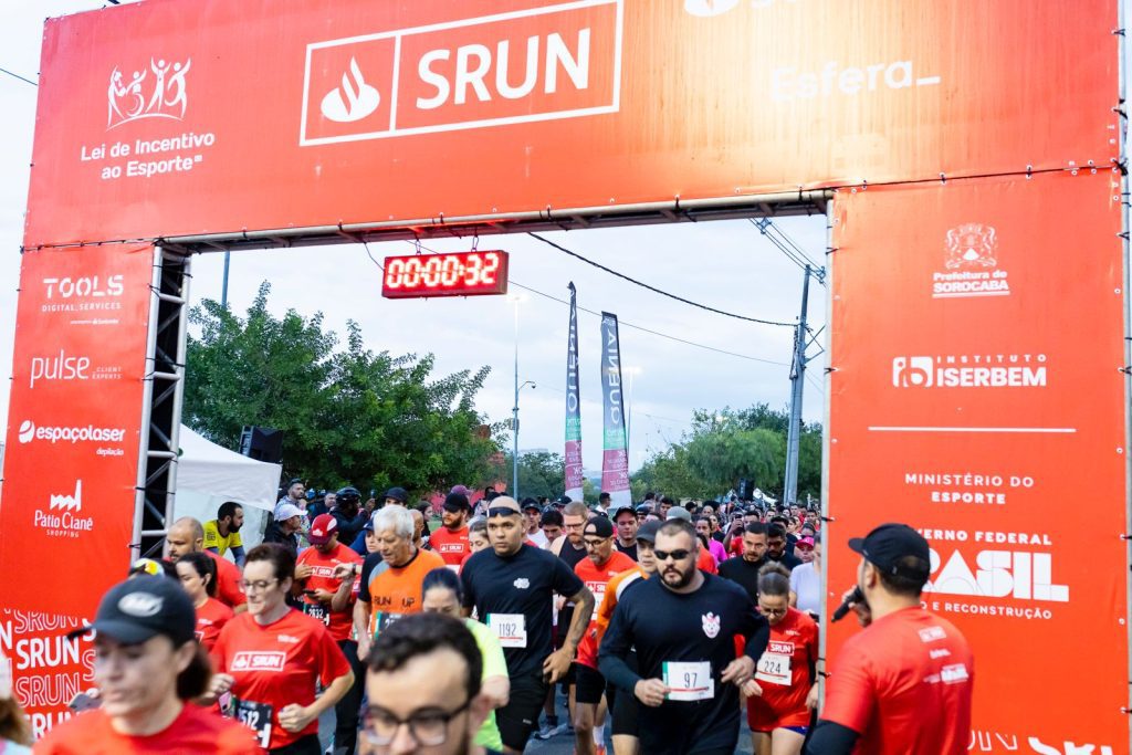 SRUN, a corrida do Santander, chega a Novo Hamburgo com provas de 5 km e 10 km em dezembro As inscrições para a SRUN, corrida do Santander, já podem ser feitas. Foto: Divulgação