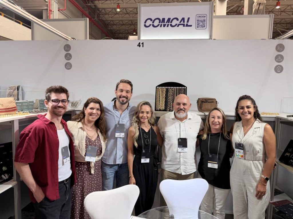 Empresas de Estância Velha participaram da Inspiramais com apoio do município e ampliaram contatos durante a feira realizada em Porto Alegre. Foto: Diego Oliveira