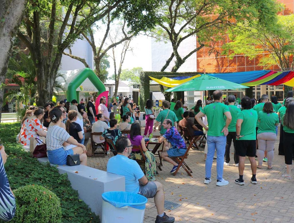 Comunidade participa de atividades culturais, de lazer e serviços gratuitos durante o Feevale Portas Abertas no Câmpus II, em Novo Hamburgo. Foto: Maria Izabella Atanasio/Universidade Feevale