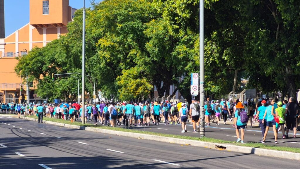 Caminho de Porto Alegre ocorre no dia 22 de março e integra a programação dos 254 anos da capital gaúcha, com percurso de 22 quilômetros entre o Centro Histórico e a Zona Sul