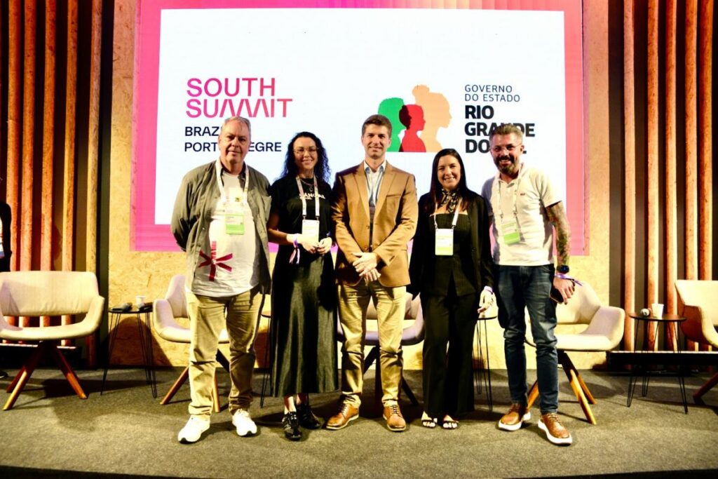 Novo Hamburgo reforça inovação no South Summit Brazil 2026 Participação em painéis e articulações estratégicas reforça o protagonismo de Novo Hamburgo inovação no South Summit Brazil. Foto: Ramon Belmonte / PMNH
