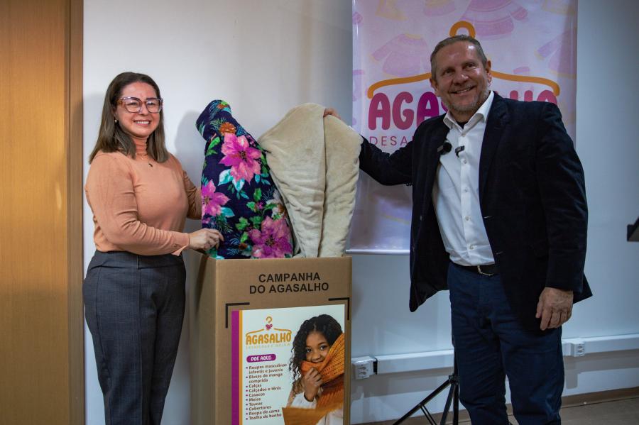 Campanha do Agasalho 2026 é lançada oficialmente em São Leopoldo Campanha do Agasalho já distribuiu cerca de 45 mil peças para pessoas em situação de vulnerabilidade em São Leopoldo. Foto: Lia Kirch