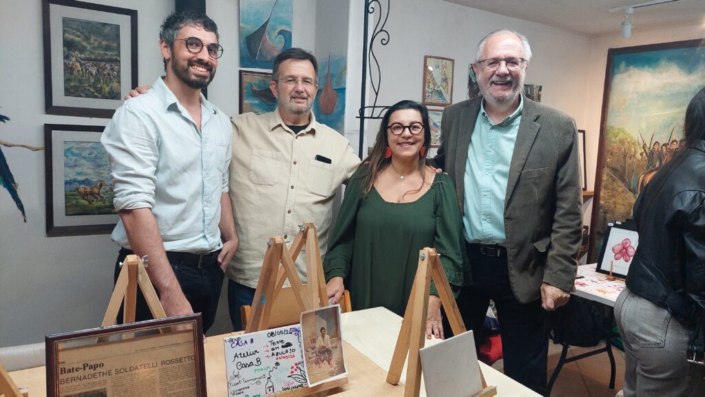 Casa cultural une arte, memória e encontros artísticos em um casarão cheio de histórias em São Leopoldo. Foto: Elizabeth Renz