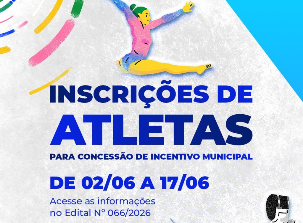 Incentivo ao Esporte: Sapiranga abre inscrições para programa de apoio a atletas e treinadores Incentivo ao Esporte destinará mais de R$ 90 mil para apoiar atletas e treinadores que representam Sapiranga em competições. Foto: Divulgação/Reprodução Prefeitura de Sapiranga