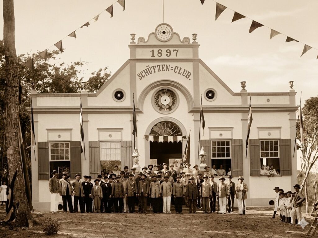 Museu Histórico promove Festa da Imigração com atrações culturais em São Leopoldo O tradicional Schützenfest preserva a história da imigração alemã e reforça o espírito de integração entre gerações. Foto: Clubes de Tiro Esportivo | Acervo MHVSL
