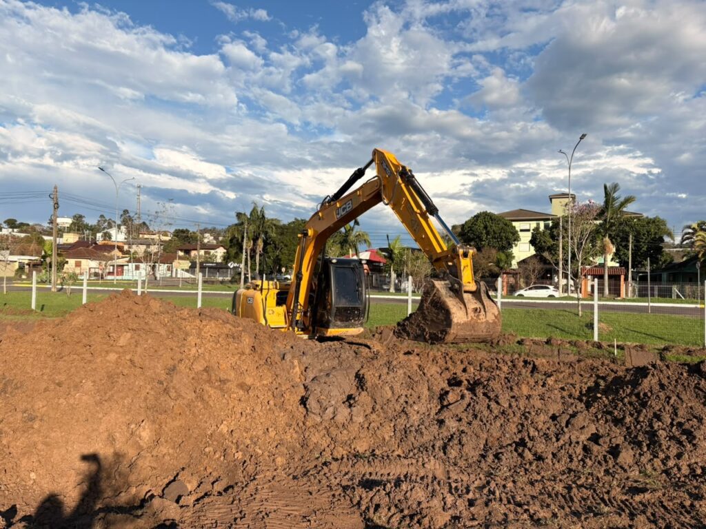 Novos reservatórios ajudam a prevenir alagamentos em Sapiranga Reservatório para controle de alagamentos em Sapiranga