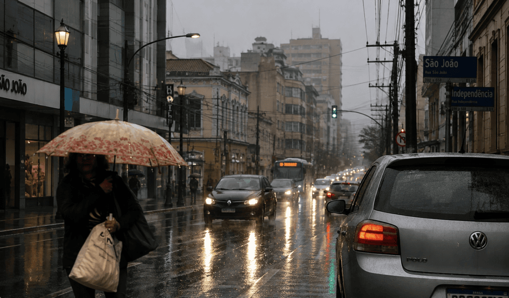 Chuva no Rio Grande do Sul avança nesta sexta com risco de temporais Chuva no Rio Grande do Sul coloca Região Metropolitana em alerta - Foto: Divulgação