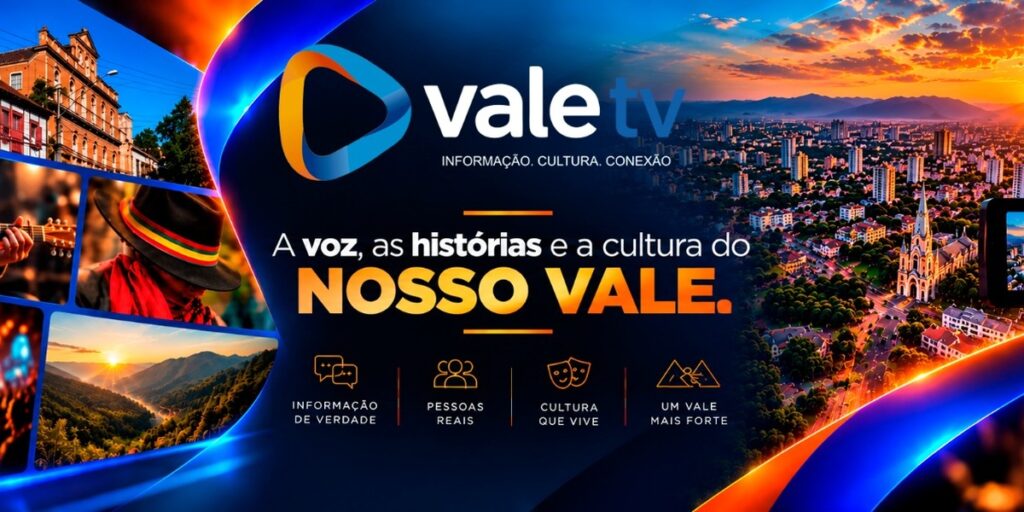 Nova identidade da Vale TV amplia presença e organiza conteúdos em 7 pilares 1 Vale TV reforça o olhar para as pessoas e histórias do Vale do Sinos