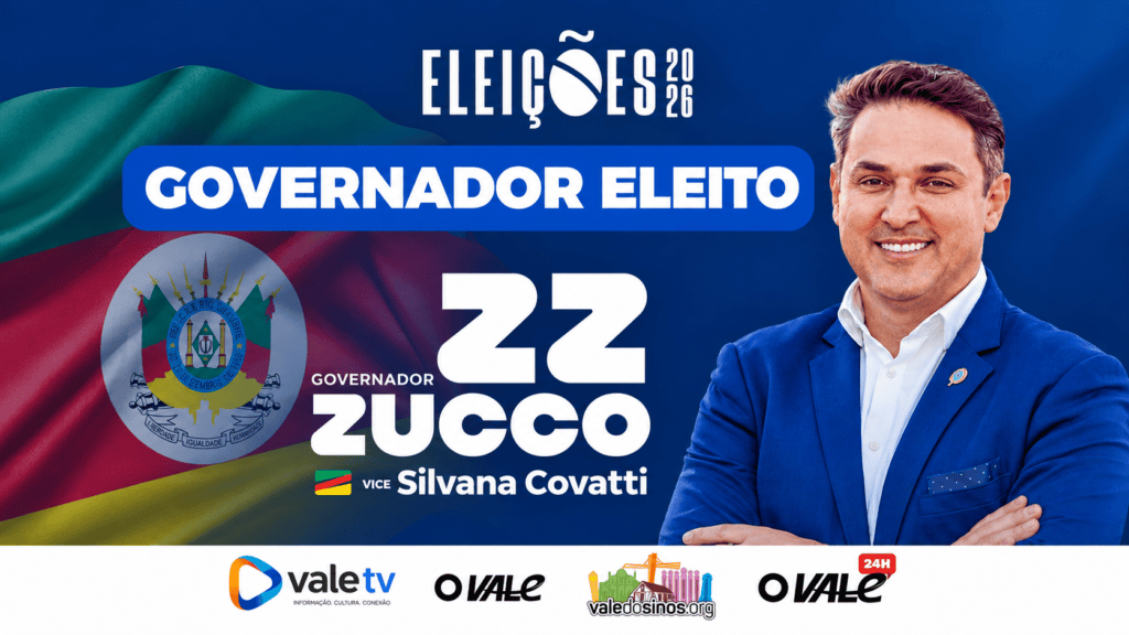 Zucco é eleito governador do Rio Grande do Sul no primeiro turno Governador Eleito Zucco 22