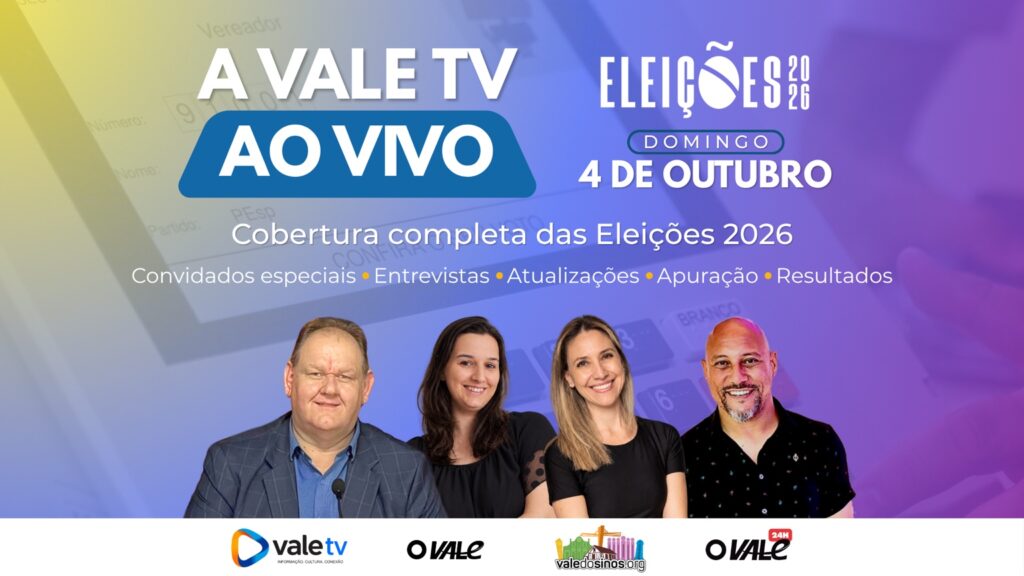 Vale terá transmissão ininterrupta das Eleições 2026 a partir das 7h deste domingo Transmissão das Eleições 2026 pela Vale TV