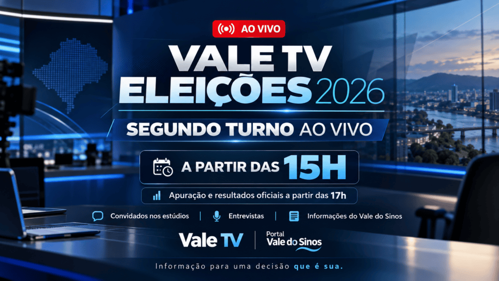 Que horas sai o resultado do segundo turno? Vale TV acompanha apuração ao vivo a partir das 15h Imagem do ChatGPT 25 de out. de 2026 08 25 05 1
